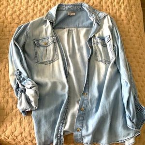 Oversized denim shirt from Nordstrom’s